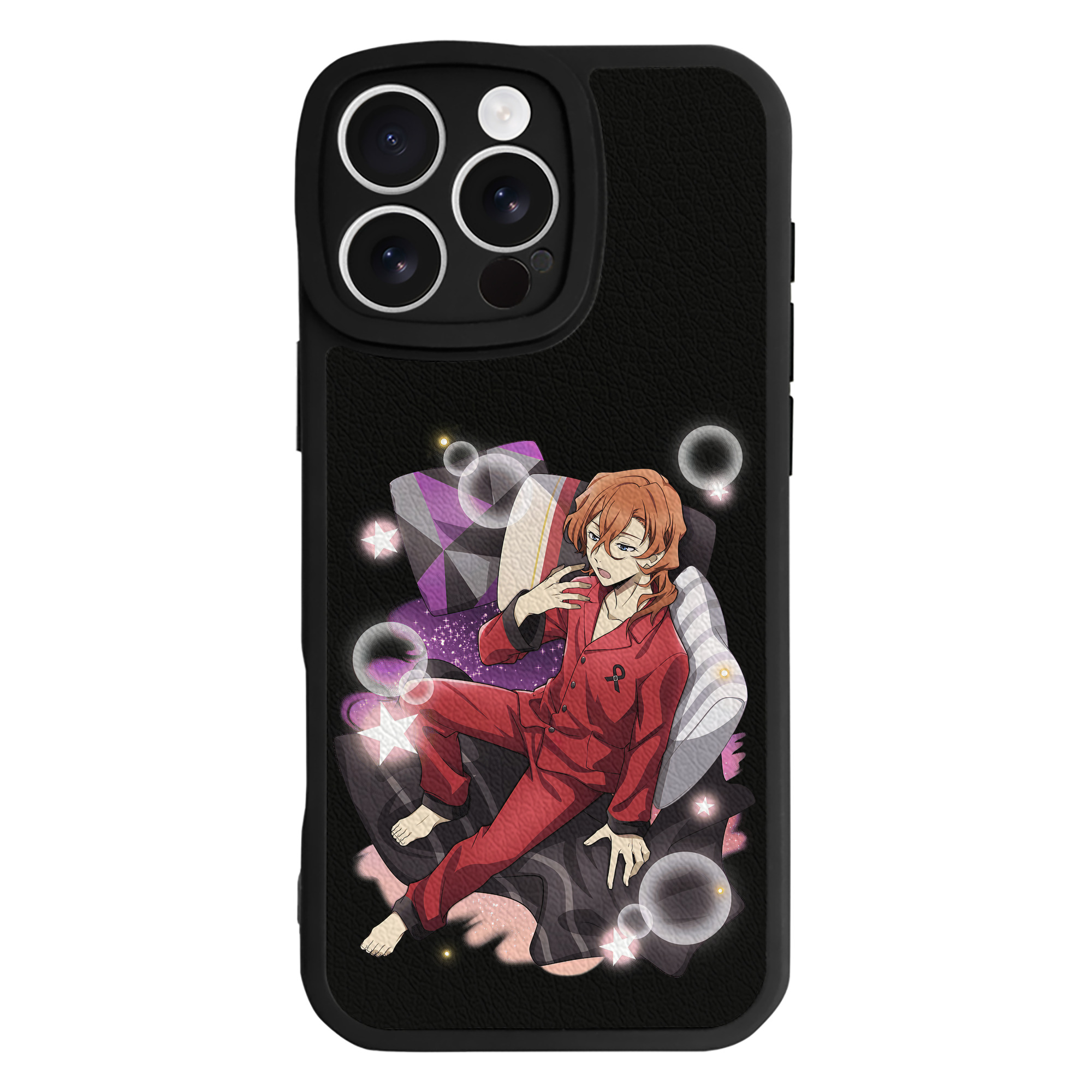 （画像用） 文豪ストレイドッグス Bungo Stray Dogs 【iPhone 16シリーズ対応】シリコンスマホケース（レザー調） 材質：シリコン
